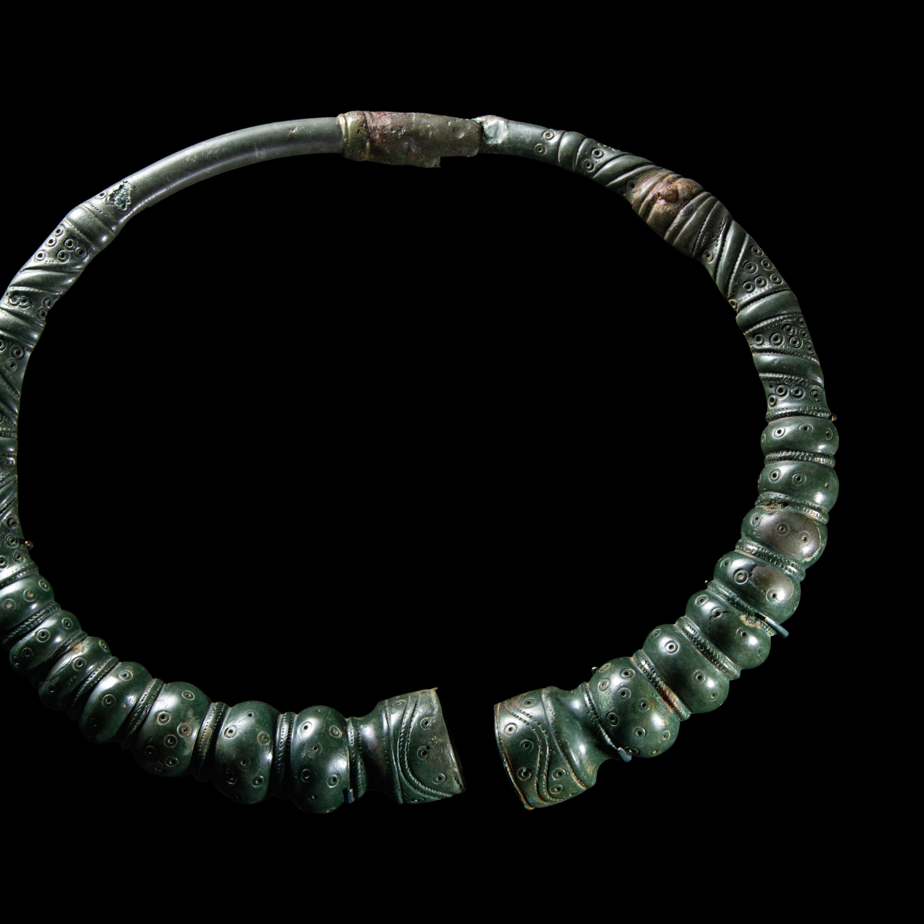 A Celtic Bronze Torque