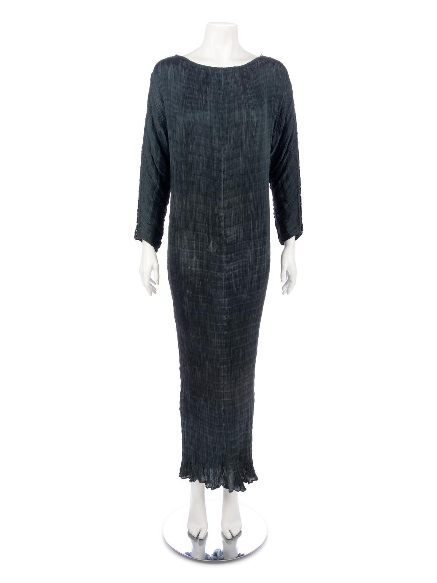 Venetia Studium Silk Pleated Dress, 1984-90s