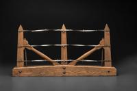 A Salesman Sample Barbed Wire Fence