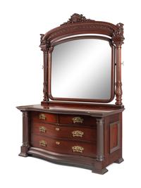 An American Classical Mahogany Bedroom Suite