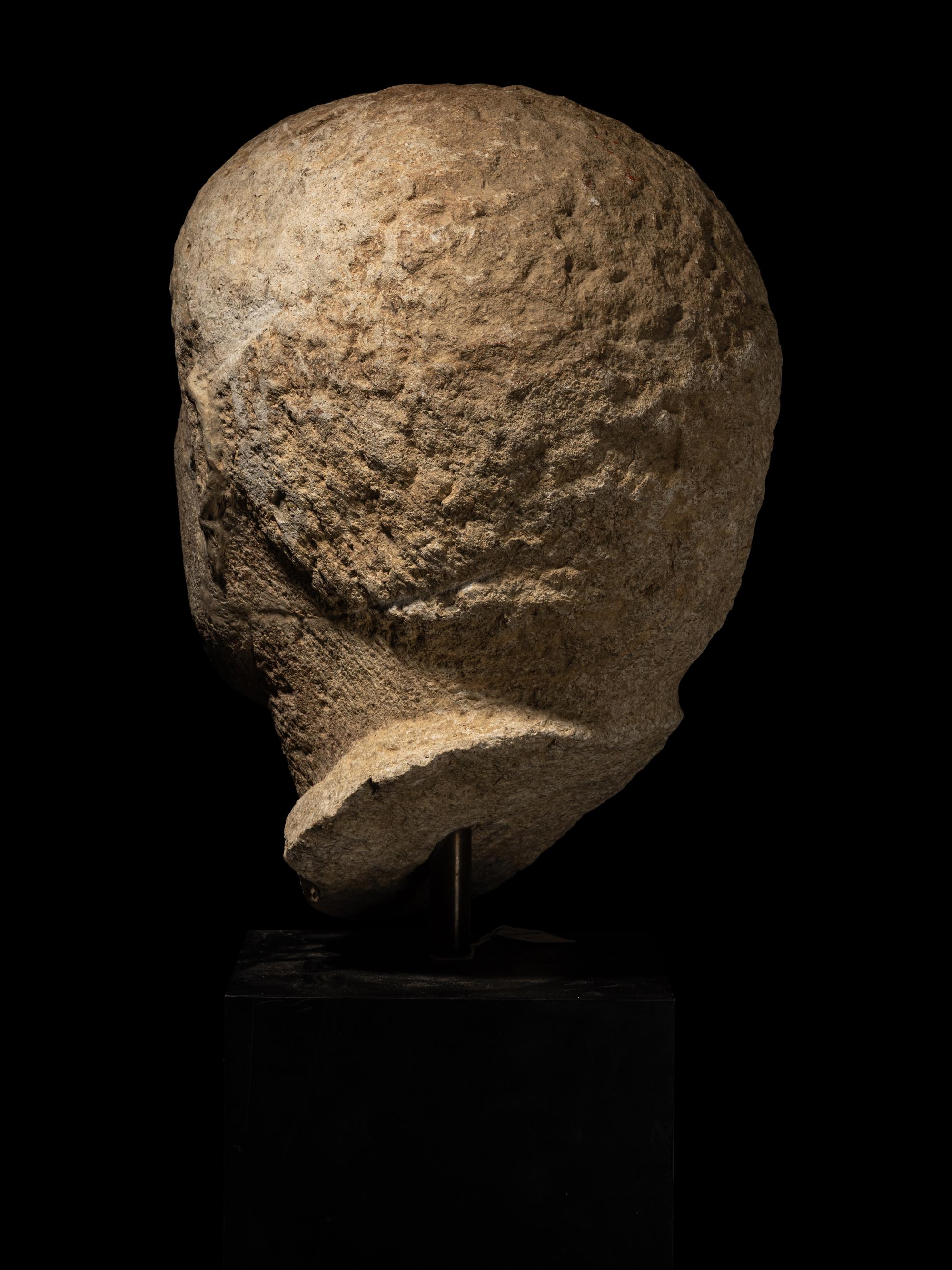 A Roman Marble Portrait Head of a Man