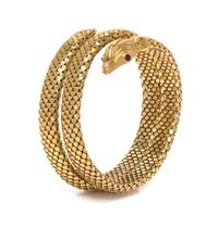 An 18 Karat Yellow Gold Serpent Bracelet, 40.60 dwts.