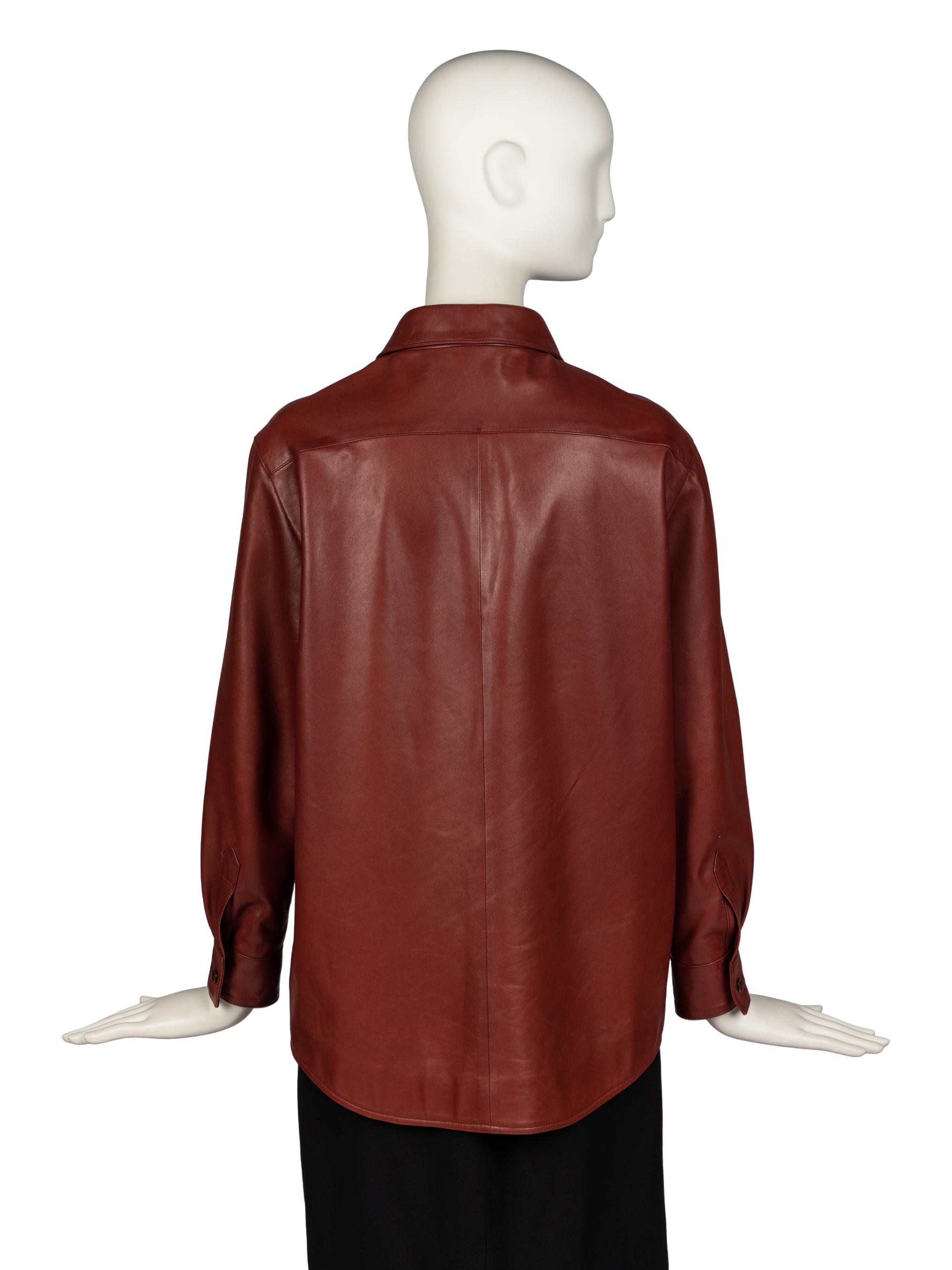 Hermès Lambskin Shirt