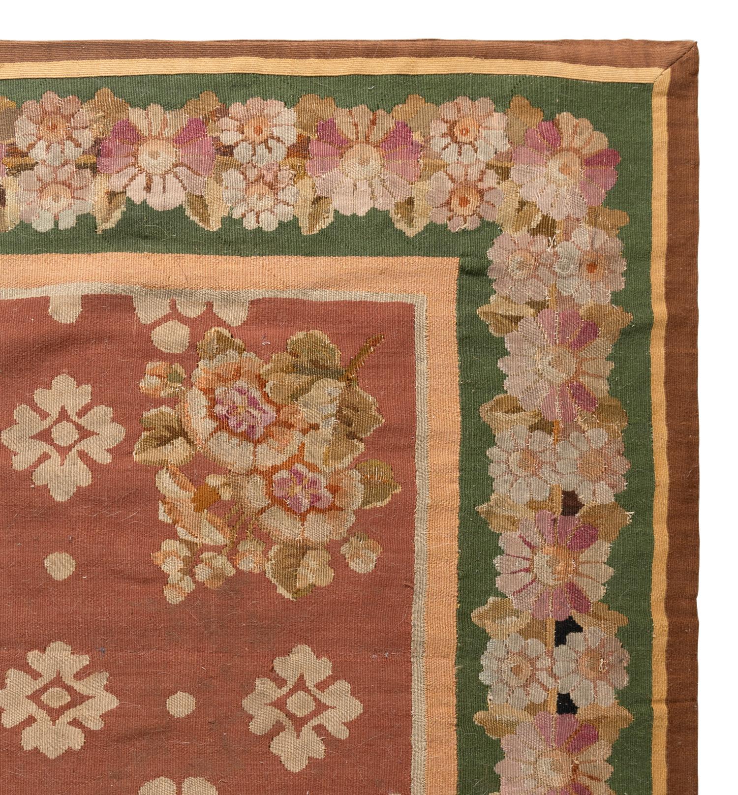 An Aubusson Wool Rug
