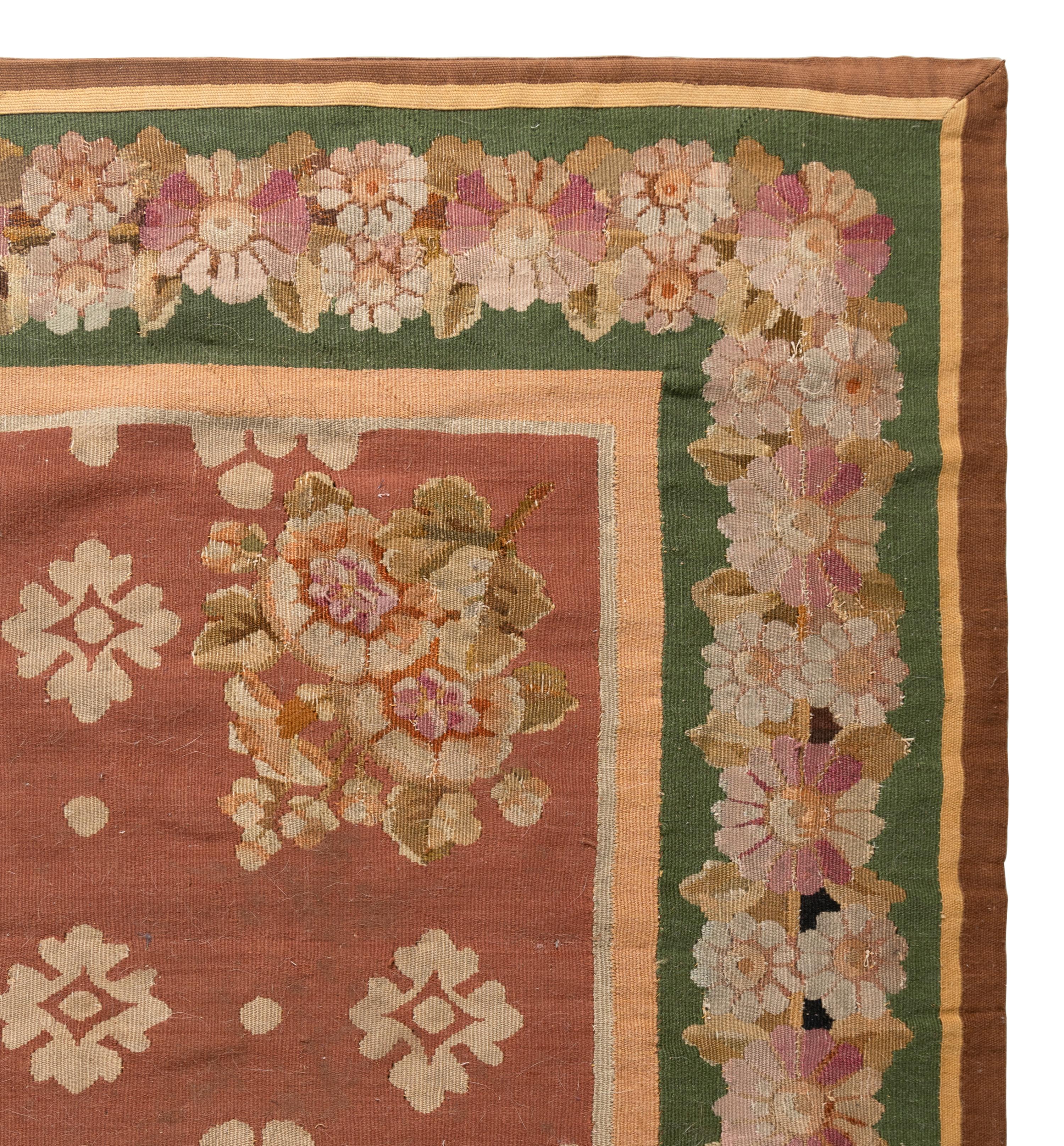 An Aubusson Wool Rug