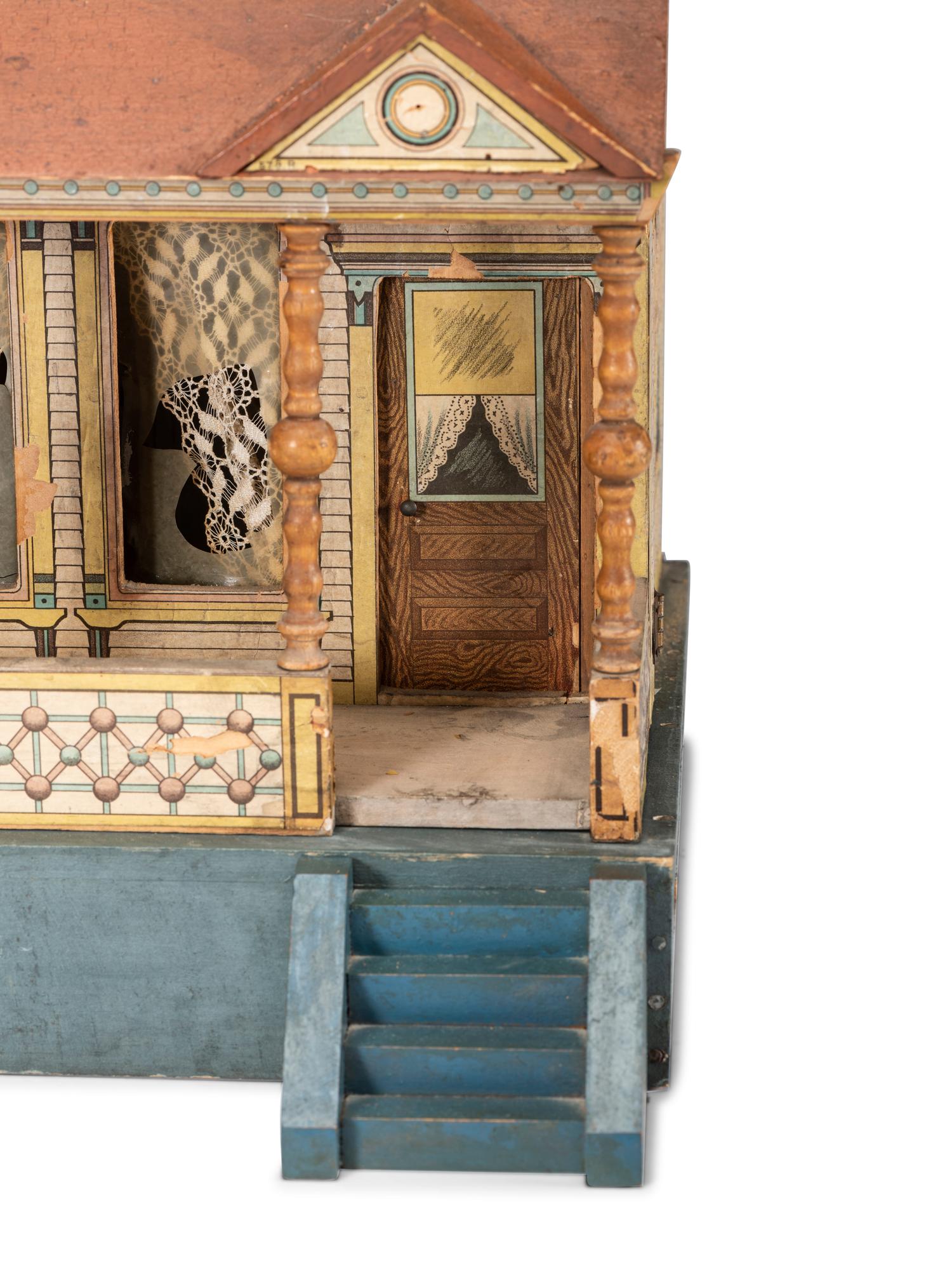 A Large R. Bliss Manufacturing Dollhouse