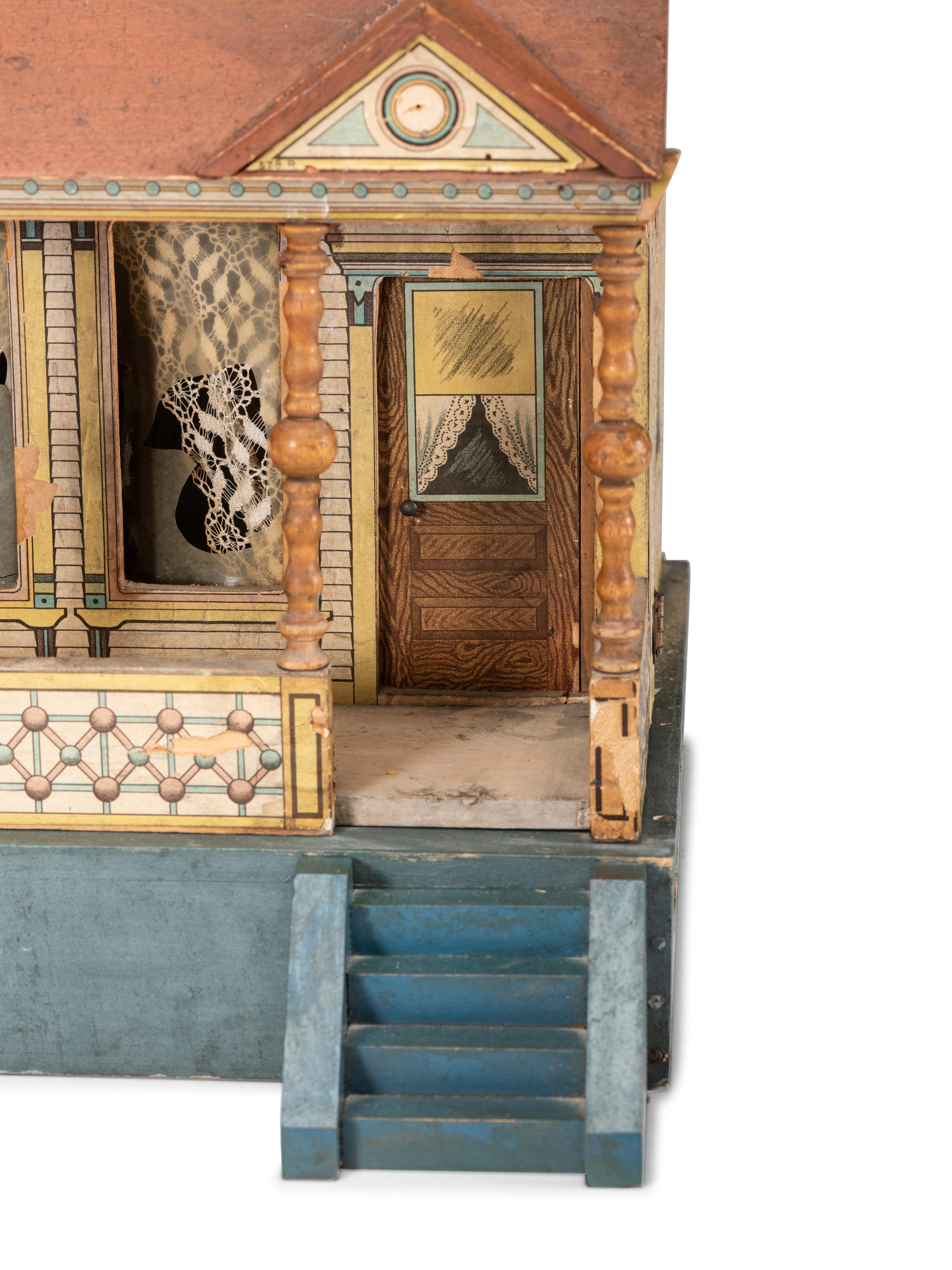 A Large R. Bliss Manufacturing Dollhouse