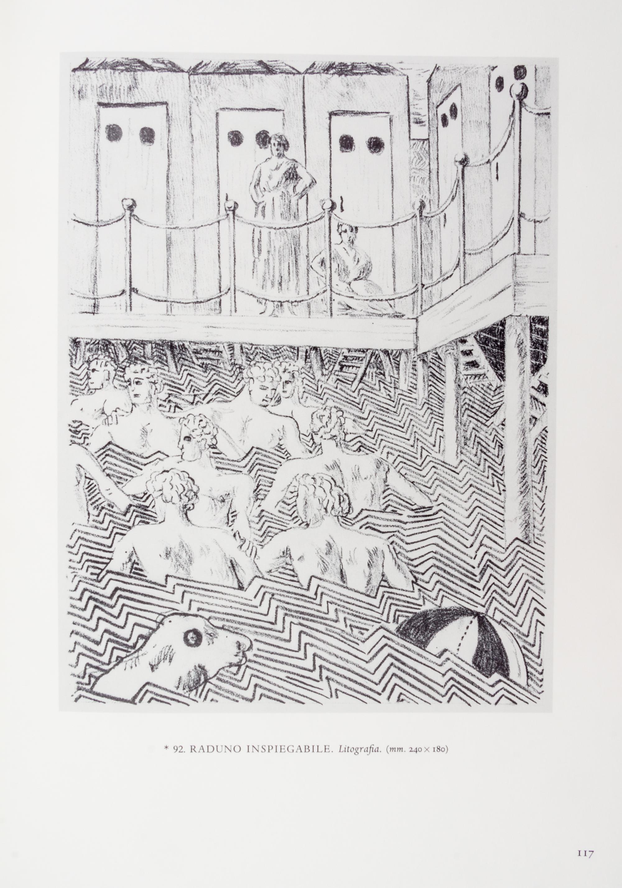 (DE CHIRICO, GIORGIO) CIRANNA, ALFONSO. Giorgio de Chirico. Catalogo dell'opera grafica 1921-1969. Milan, 1969. Limited.