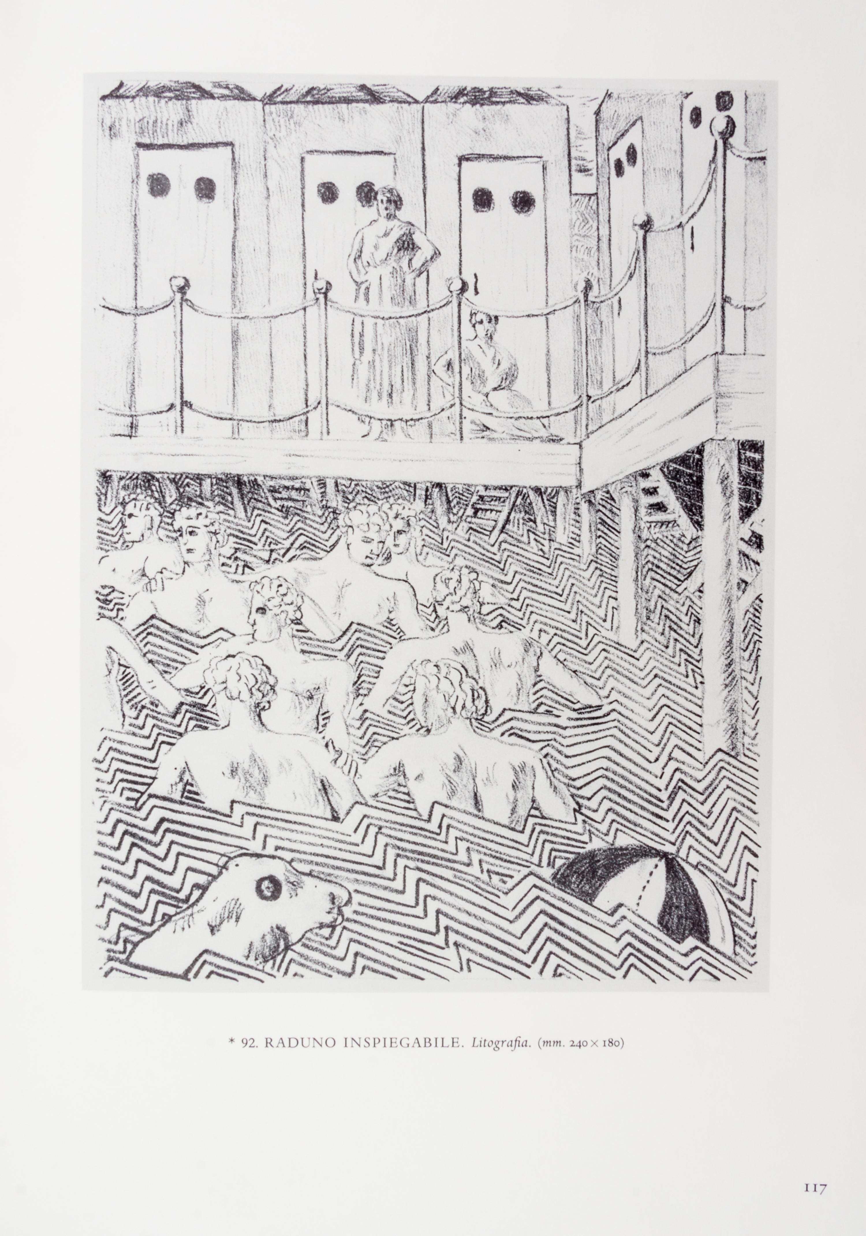 (DE CHIRICO, GIORGIO) CIRANNA, ALFONSO. Giorgio de Chirico. Catalogo dell'opera grafica 1921-1969. Milan, 1969. Limited.