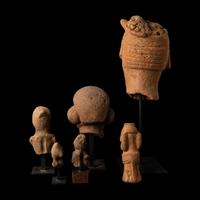 Six Nok Terracotta Heads and Figures