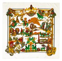 Hermès 90cm Silk Scarf