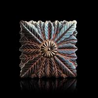 A Japanese Silver Square-Form Bonbonnière
