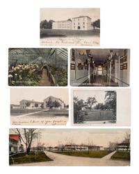 [CARLISLE INDIAN SCHOOL]. Postcards featuring school campus and notable subjects, incl. Jim Thorpe.