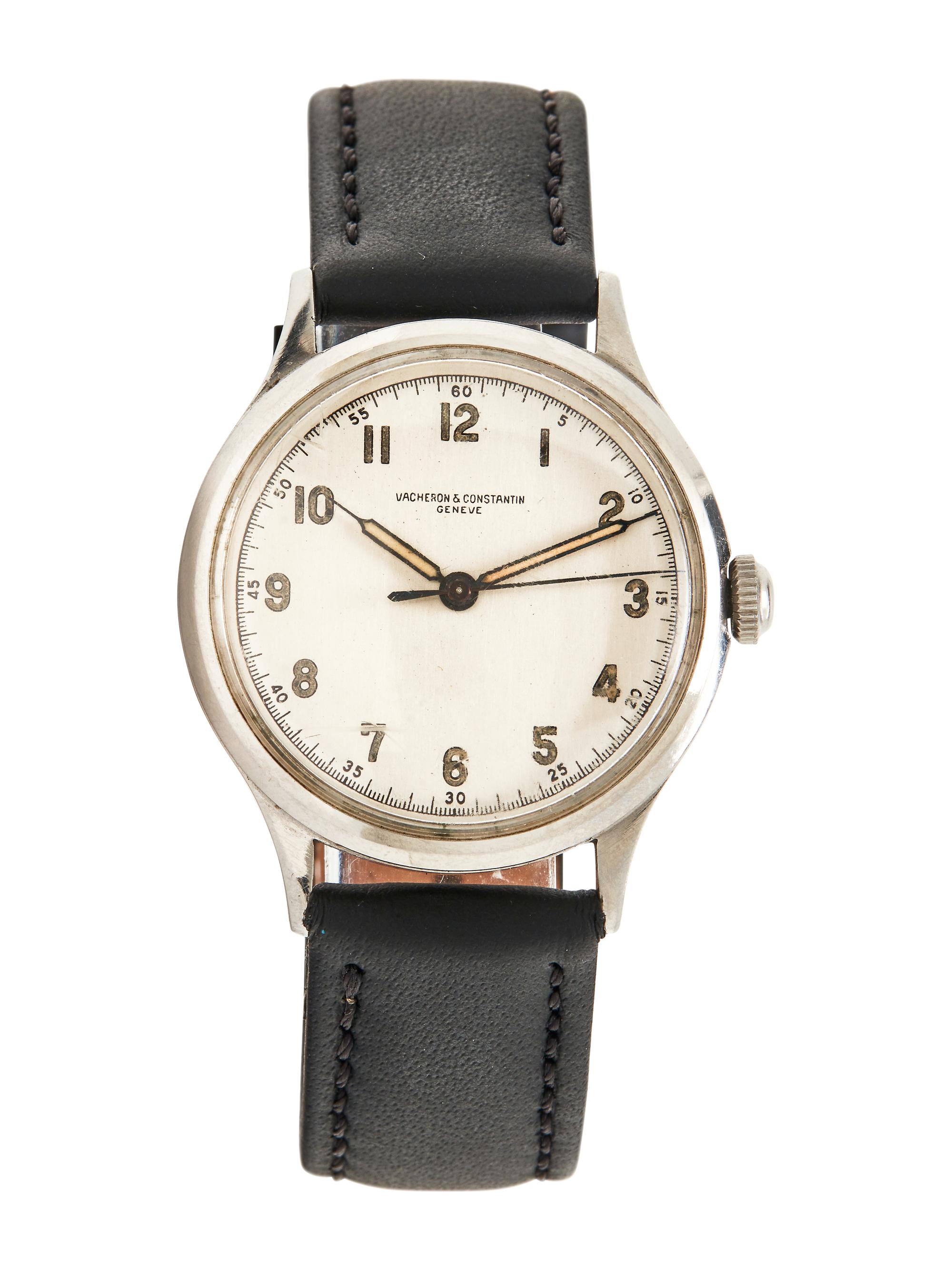 VACHERON & CONSTANTIN, REF. 4301 STAINLESS STEEL WATCH WITH EXTRACT, AND 'FROM THE ORIGINAL OWNER'