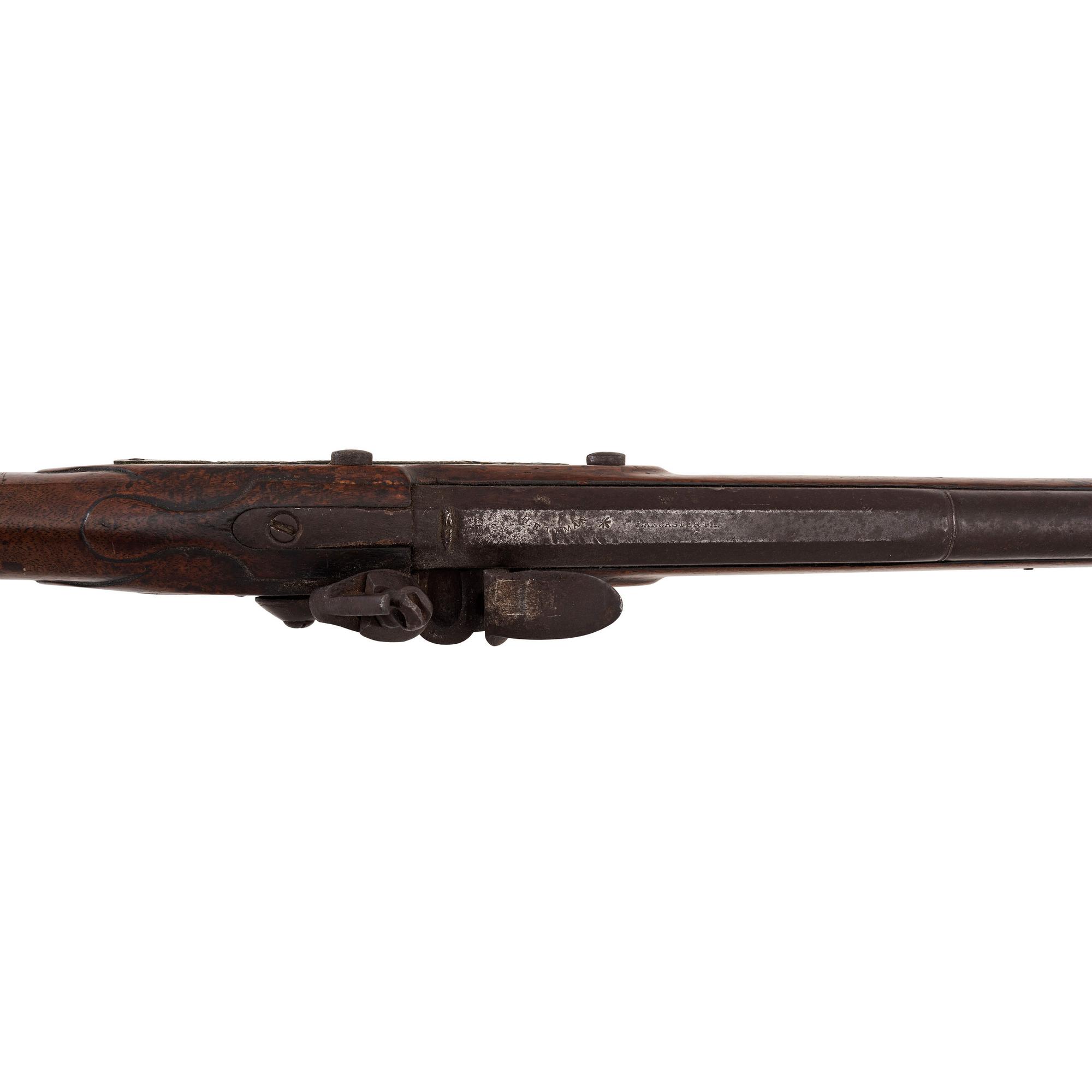 Period Shortened Flintlock Northwest Trade Gun by Leman