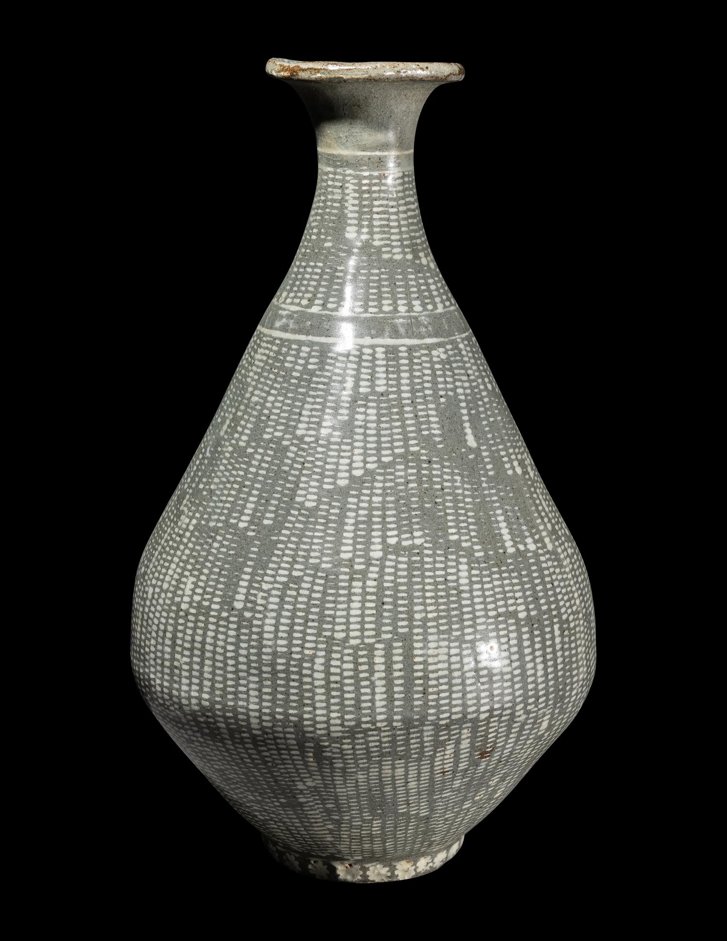 A Korean Celadon Glazed Porcelain Vase