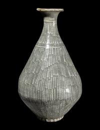 A Korean Celadon Glazed Porcelain Vase