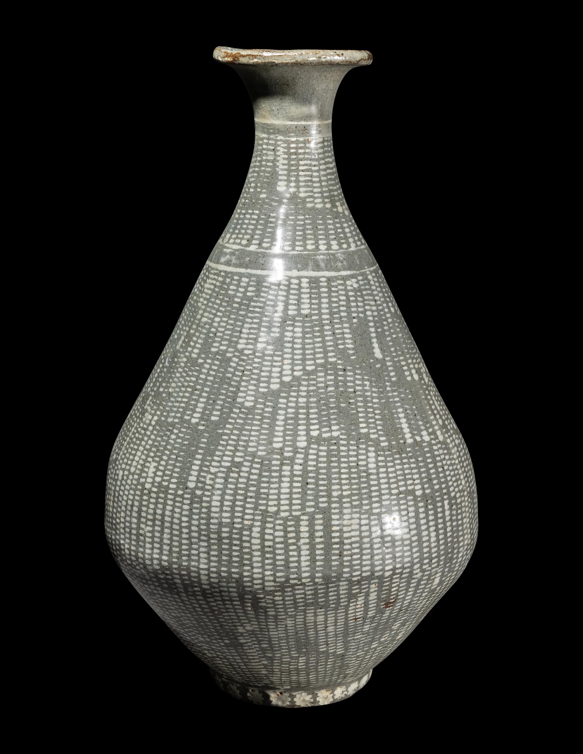 A Korean Celadon Glazed Porcelain Vase