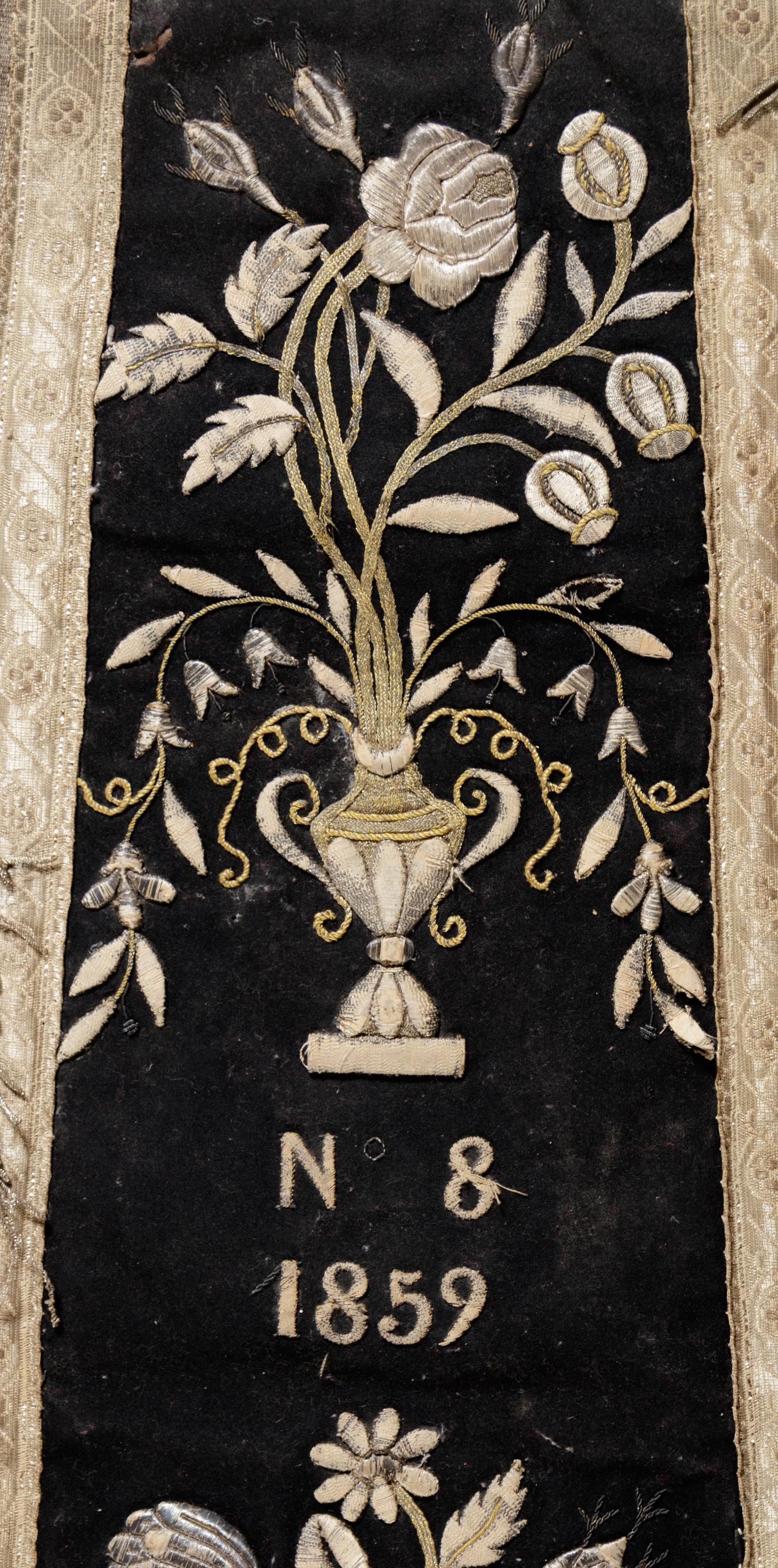 A Pair of Ecclesiastical Embroidered Stoles