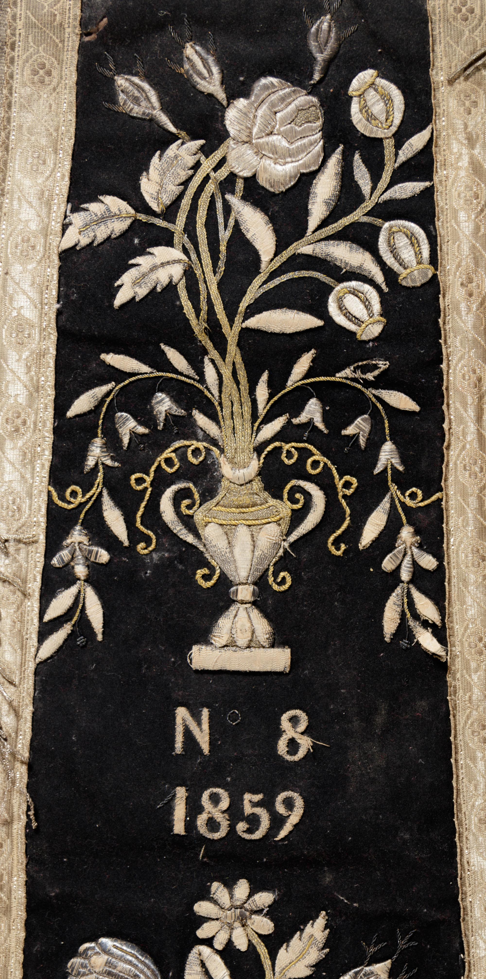A Pair of Ecclesiastical Embroidered Stoles