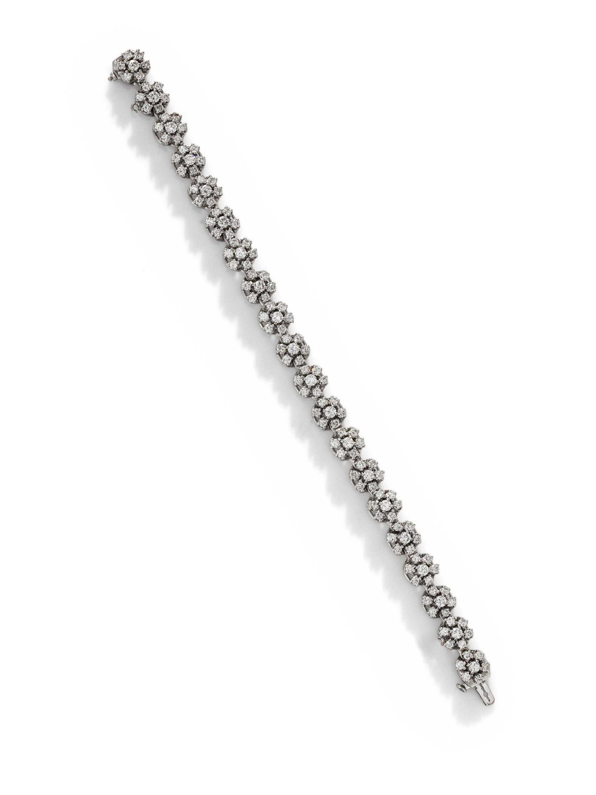 WHITE GOLD AND DIAMOND BRACELET