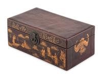A Chinese Export Lacquer Box