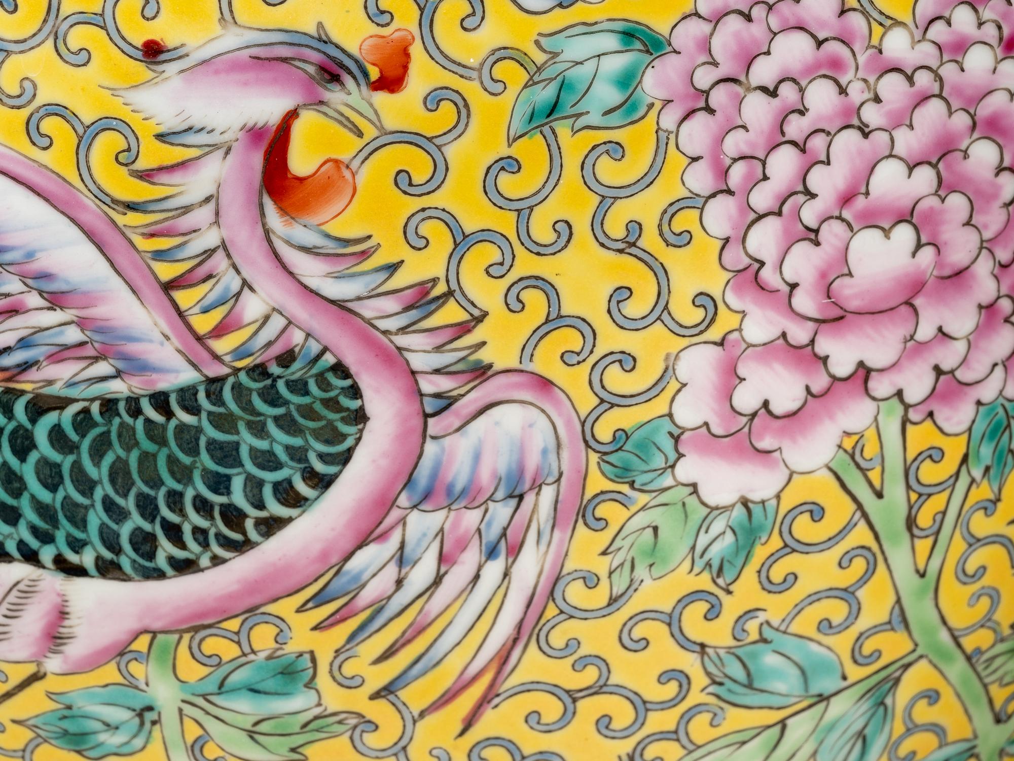A Pair of Chinese Export Enameled Porcelain Jardinières