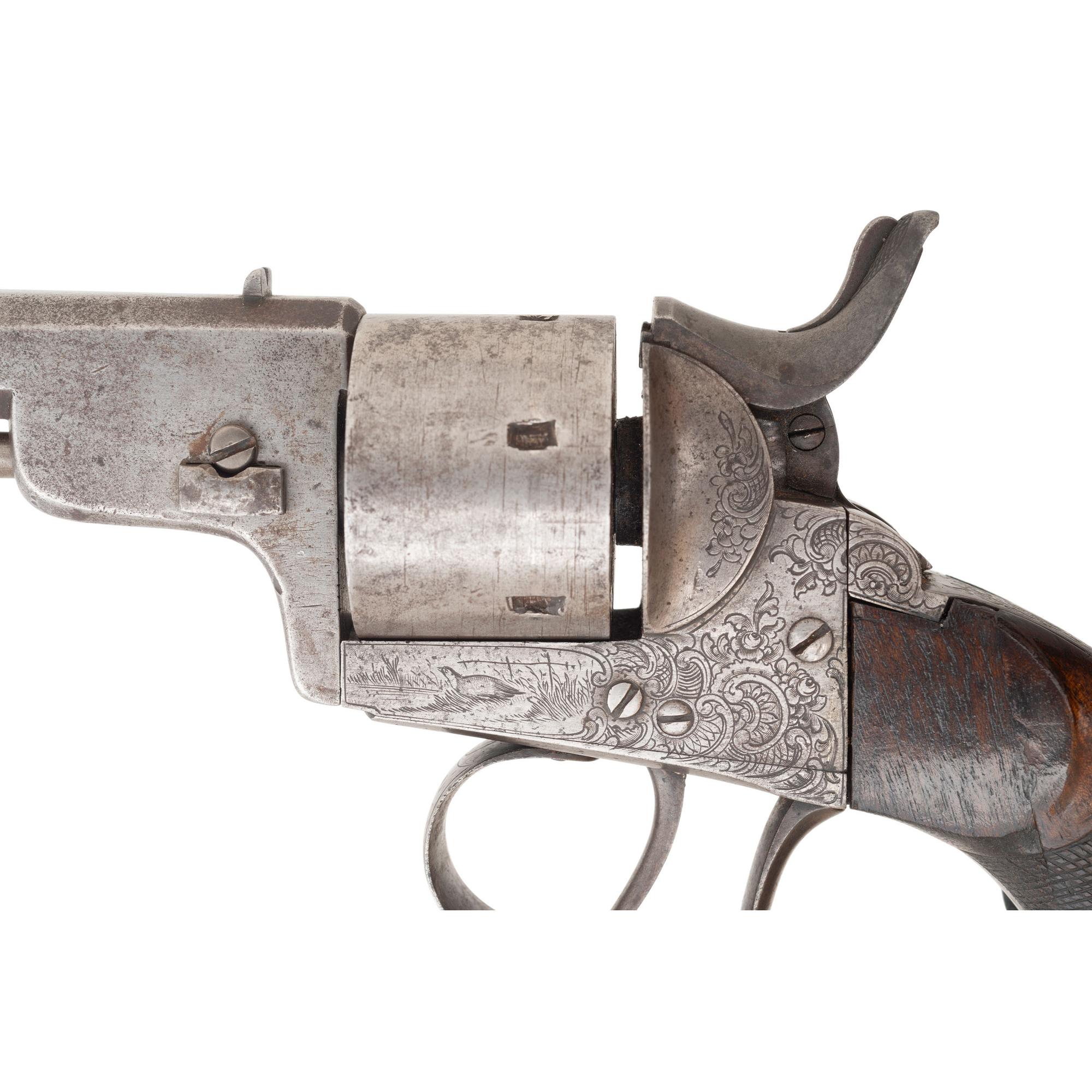 Continental Brevet Cartridge Conversion Revolver with Unique Hammer Safety