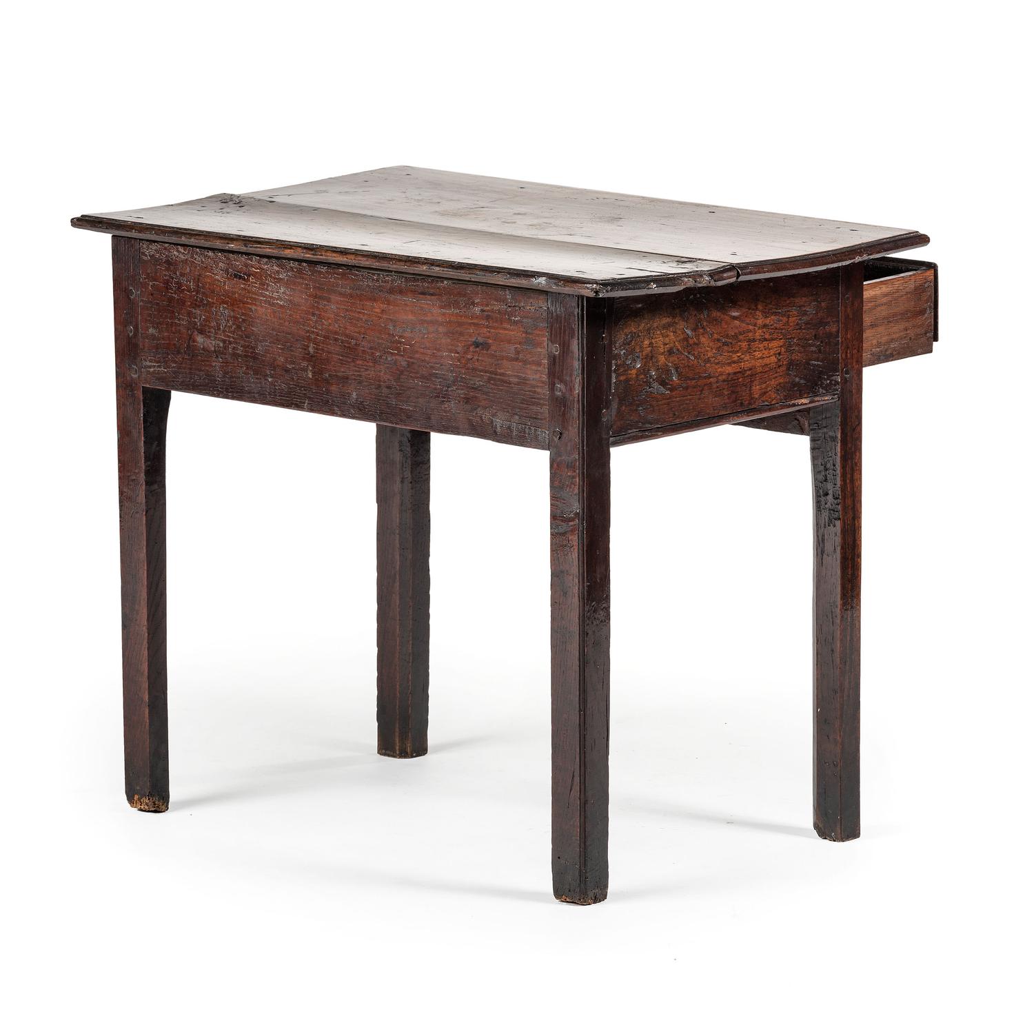 A George III Oak Side Table