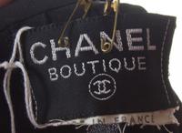 A Chanel Black Silk Dress,
