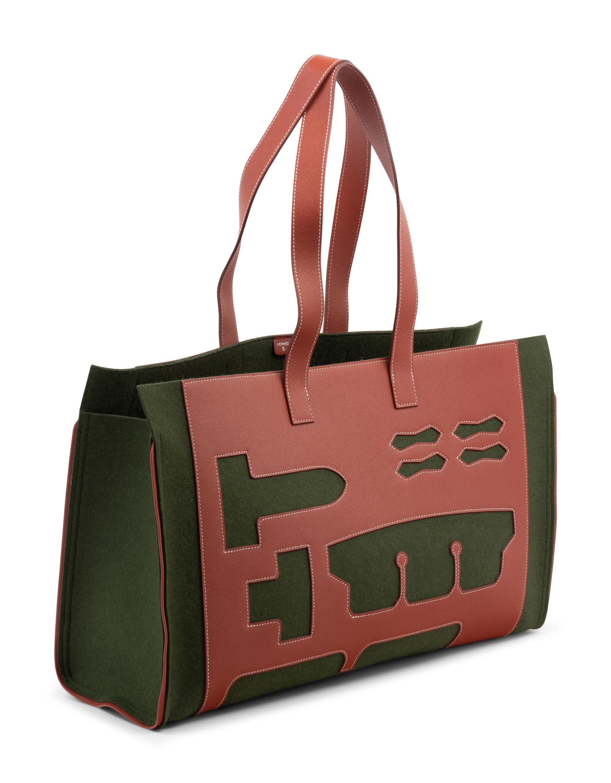 Hermès Petit H Decoupe Cabas MM Bag, 2017