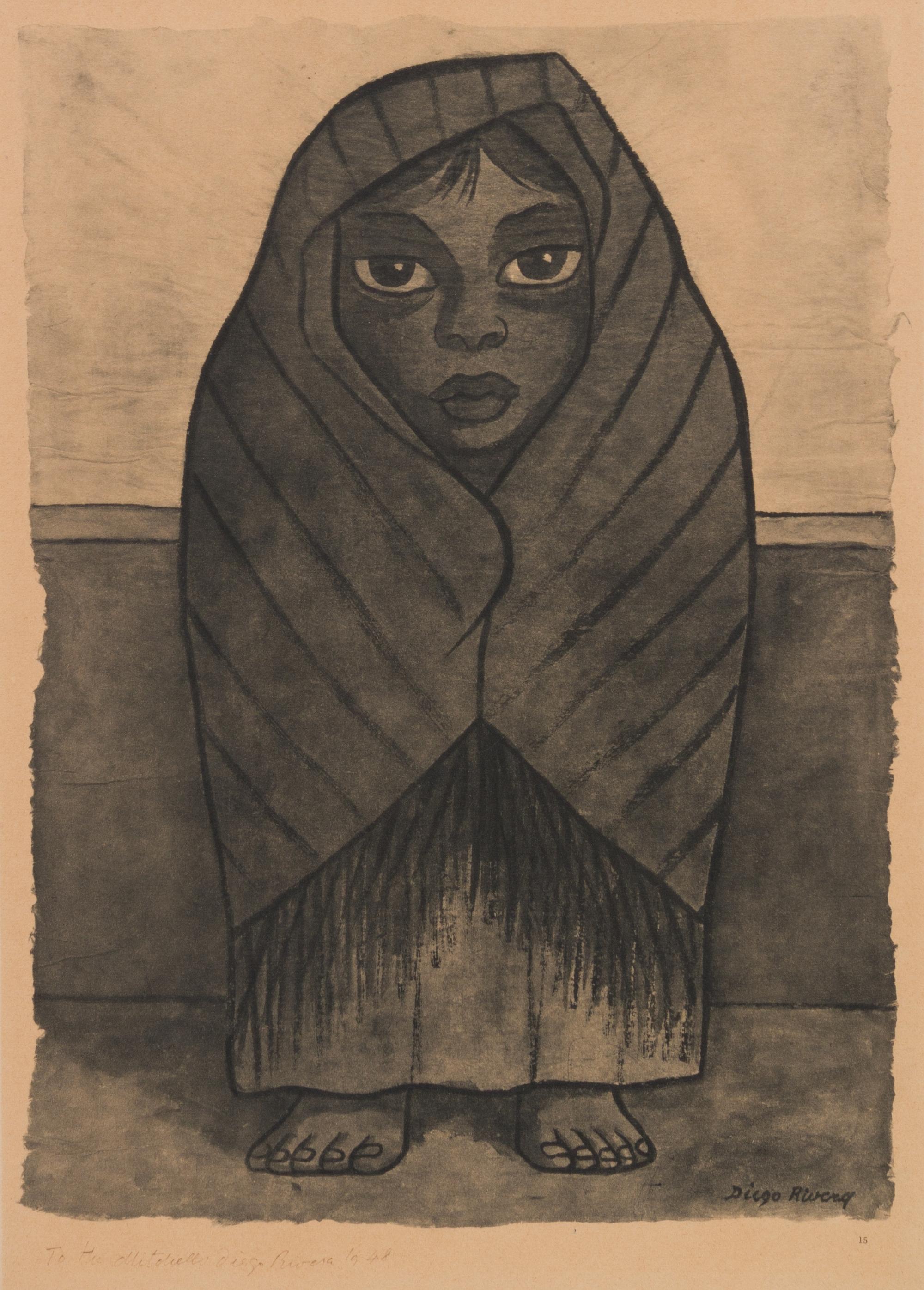 After Diego Rivera, (Mexican, 1886-1957), Acuarelas, 1935-1945 (portfolio of 19 of 25 lithographs with original jacket)