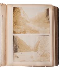 [EARLY PHOTOGRAPHY - WESTERN AMERICANA]. Album containing photographs documenting Robert B. Stanton's Survey of the Colorado River, 1889.