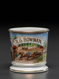 A Jockey's Porcelain Occupational Shaving Mug