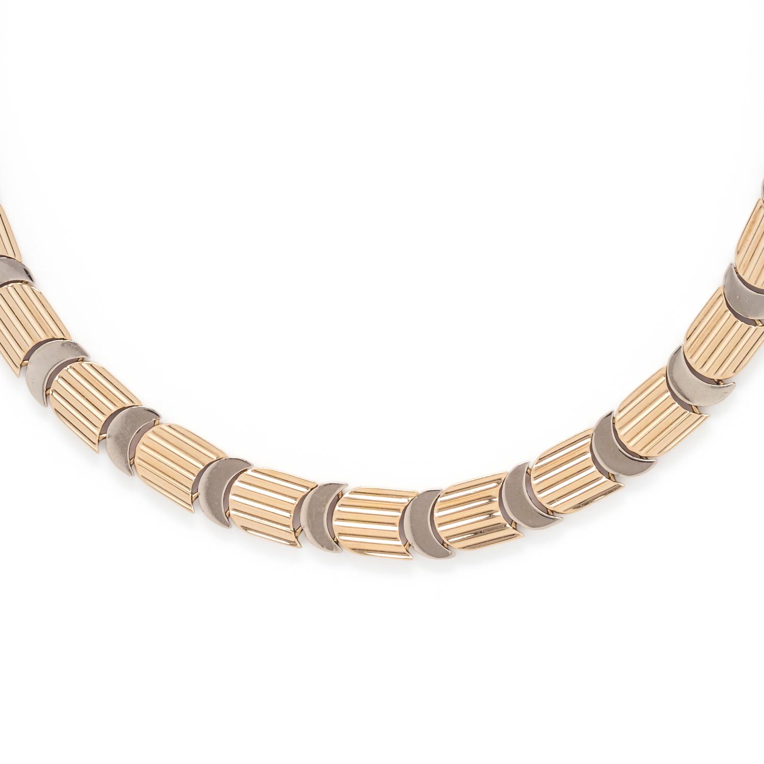 BICOLOR GOLD NECKLACE