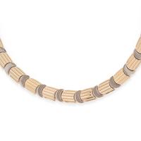 BICOLOR GOLD NECKLACE