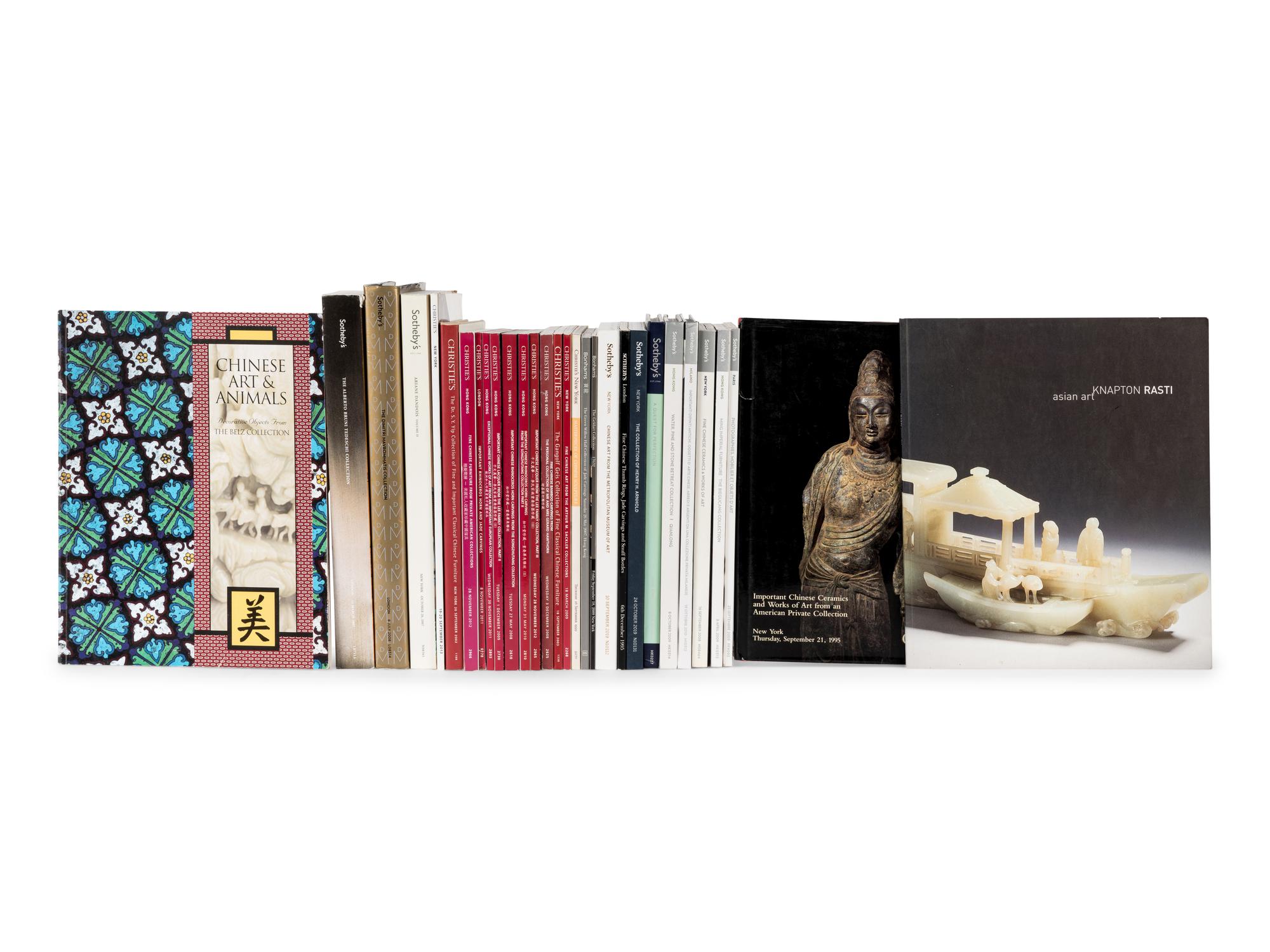 [CHINESE ART--SPECIAL COLLECTION] A group of auction catalogues about special Chinese art collections