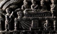 A Gandharan Grey Schist Relief Panel