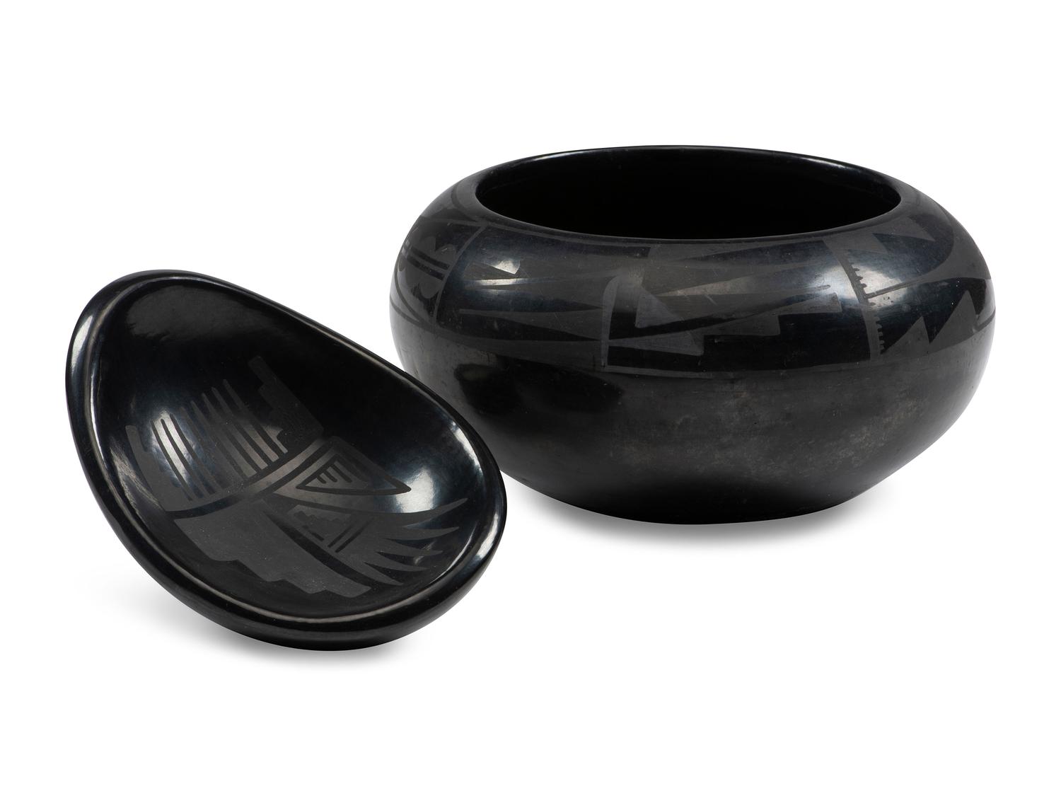 San Ildefonso Blackware Pottery