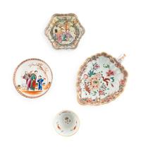 Ten Chinese Export Famille Rose Porcelain Articles