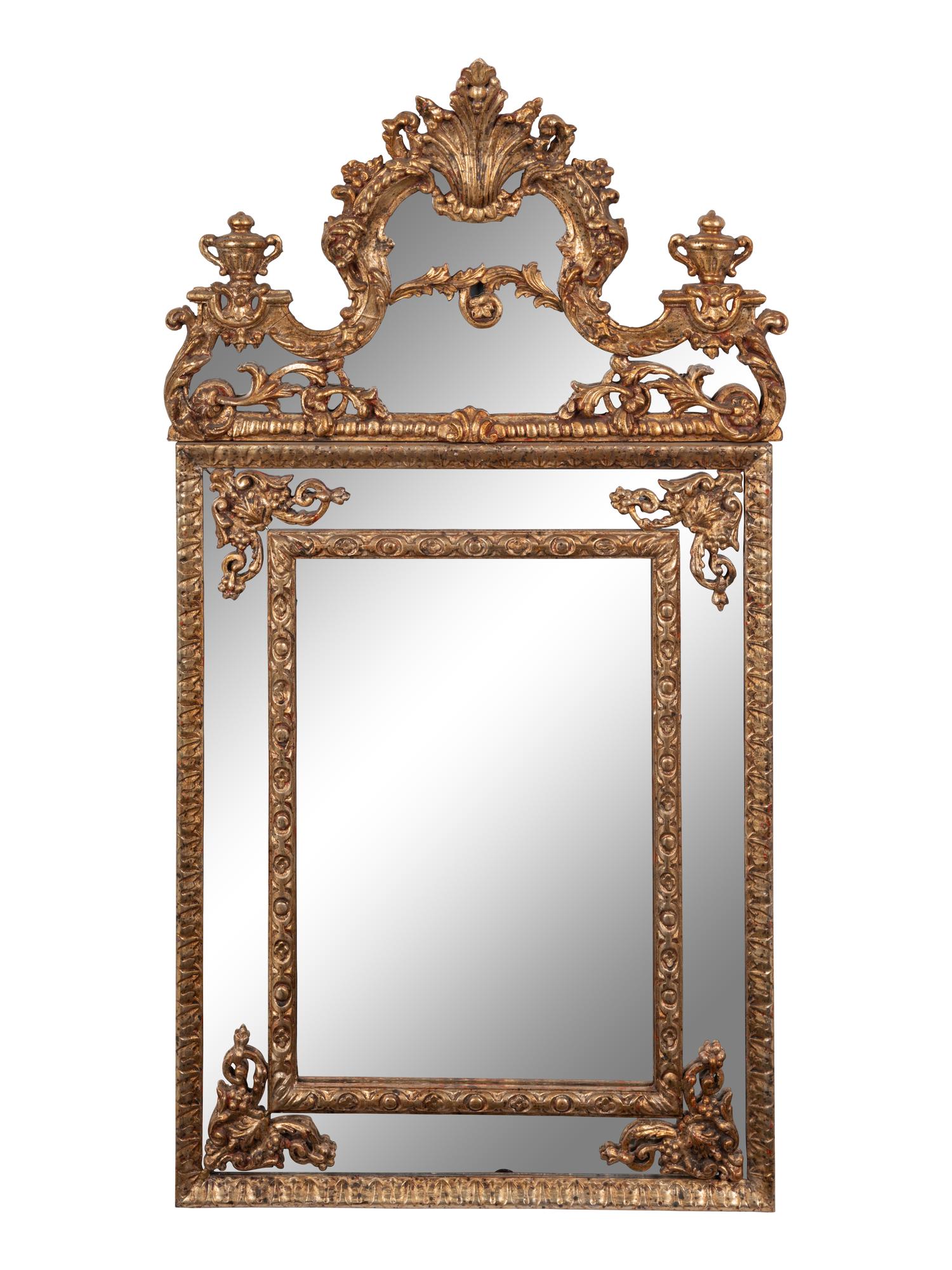 A Régence Style Giltwood Mirror