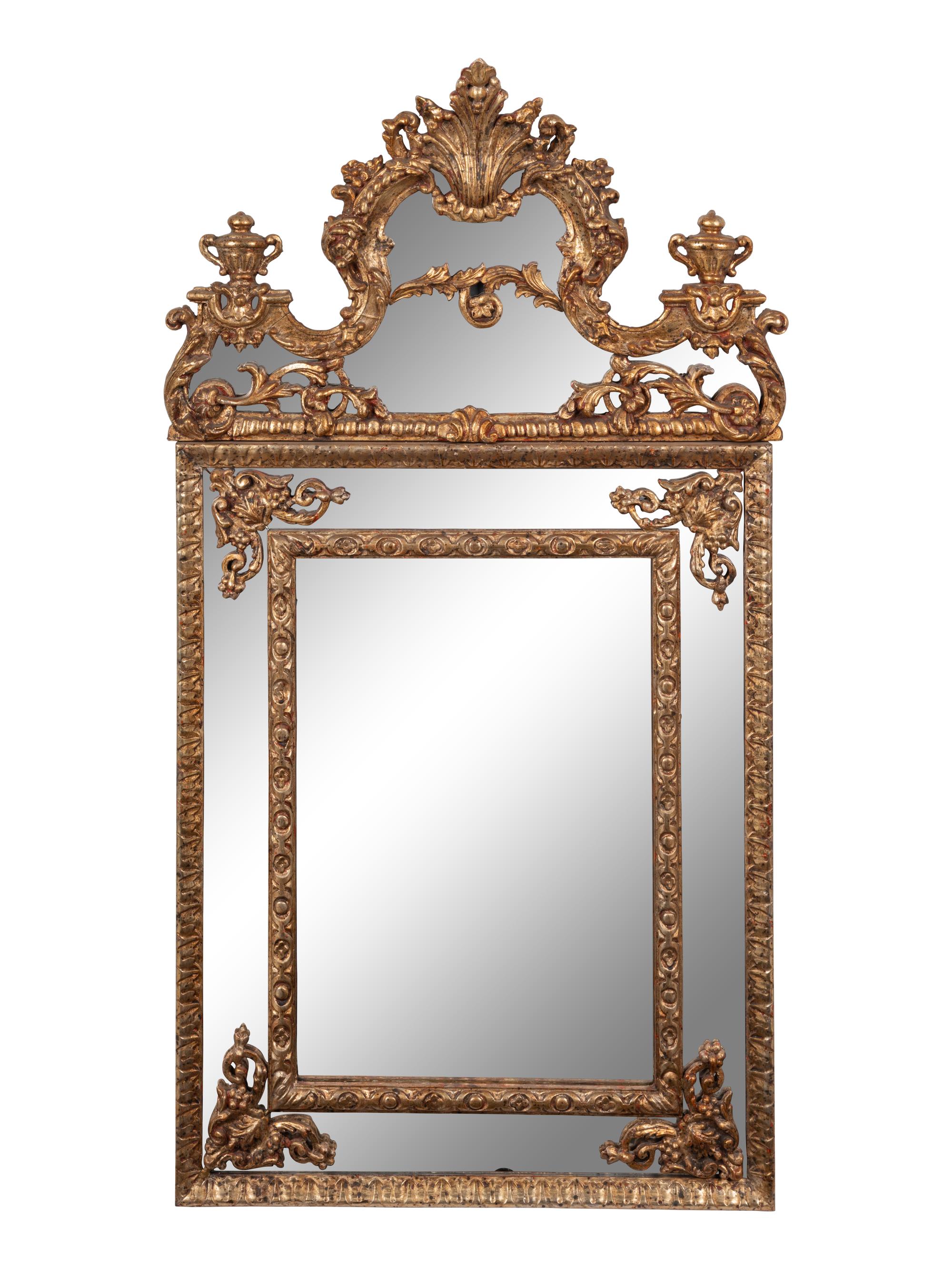 A Régence Style Giltwood Mirror