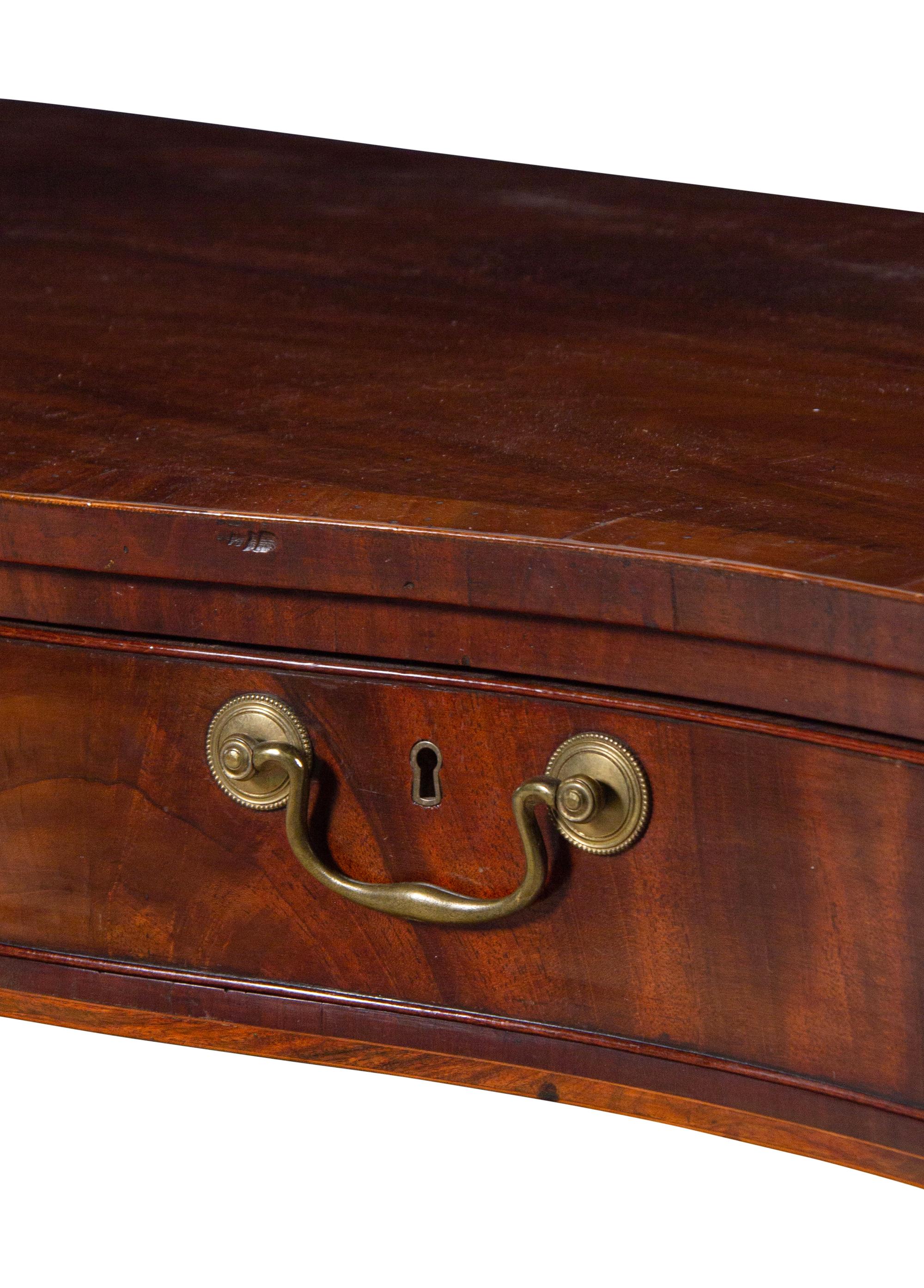 A George III Style Mahogany Serving Table