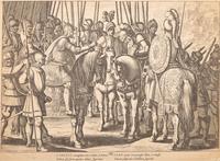 A group of seven European prints