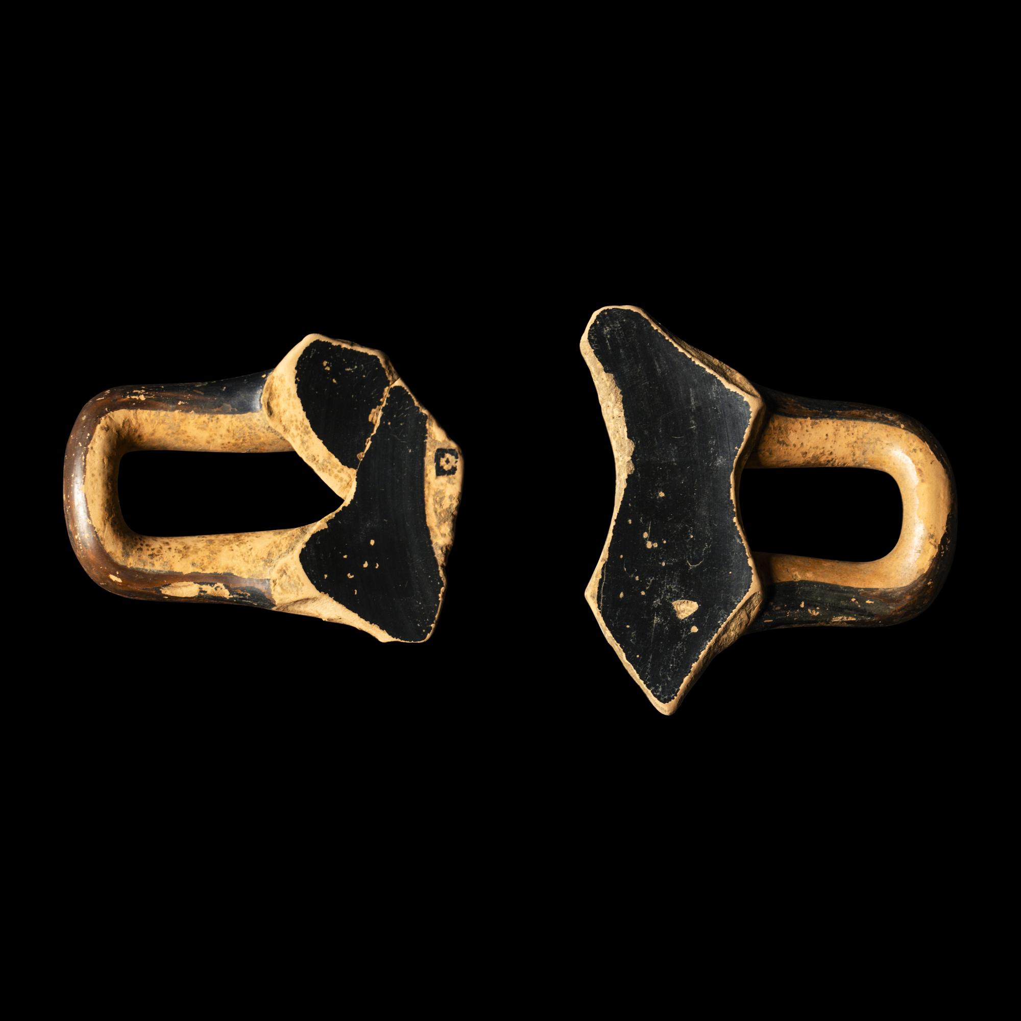 Ten Attic Red-Figured Kylix Fragments