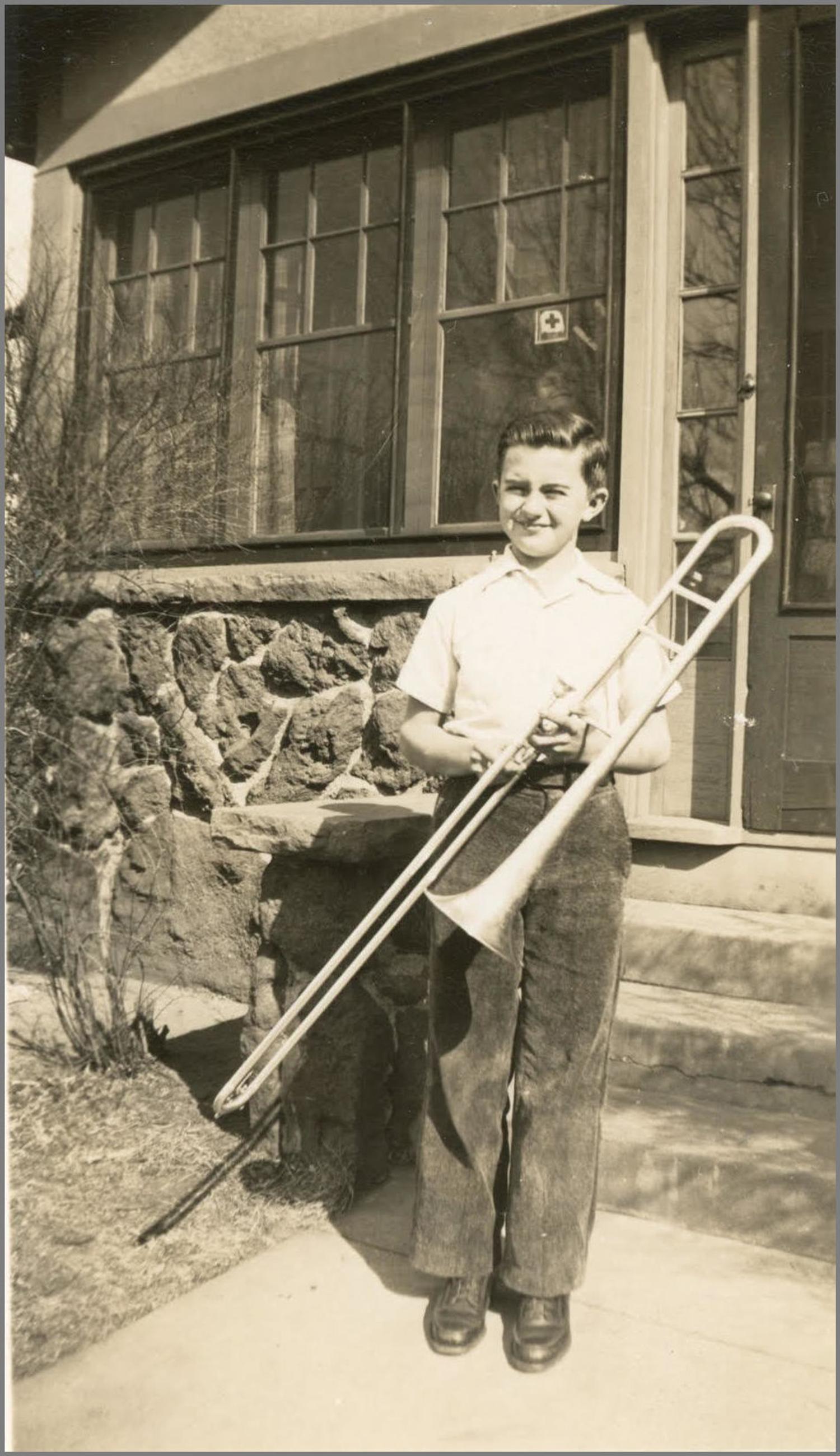 A Silver King Trombone