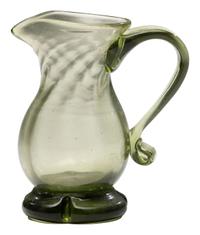 [AMERICANA]. A trio of glass vessels, comprising: