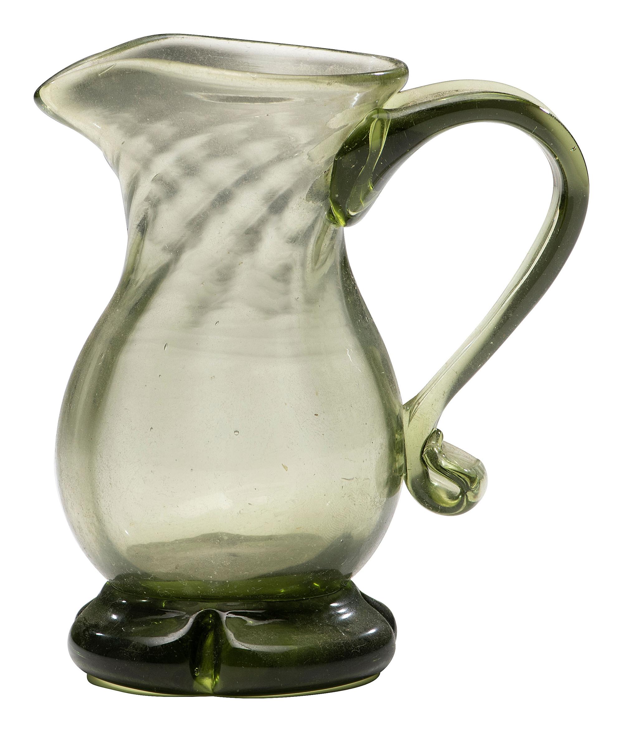 [AMERICANA]. A trio of glass vessels, comprising: