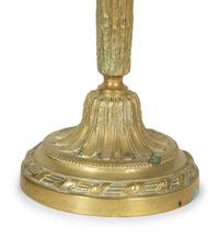 A Pair of Continental Brass Candlesticks