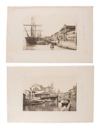 [EARLY PHOTOGRAPHY]. 25 images of Venice and Milan, including works by Ongania and Naya.